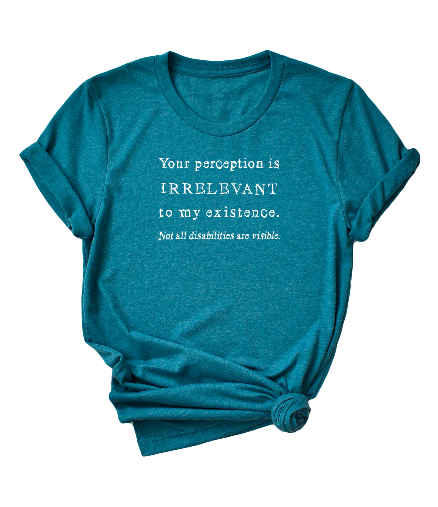 Your Perception (white) short sleeve Unisex T-shirt