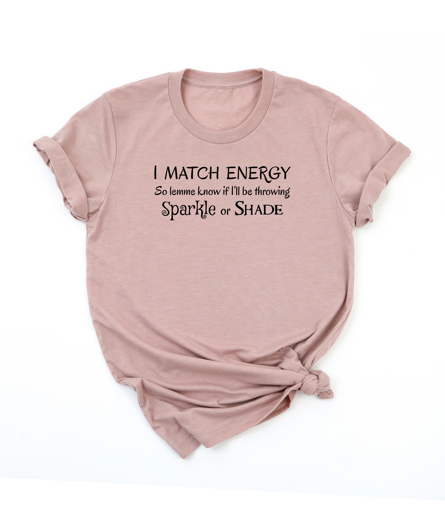 I Match Energy (black) short sleeve unisex T-shirt