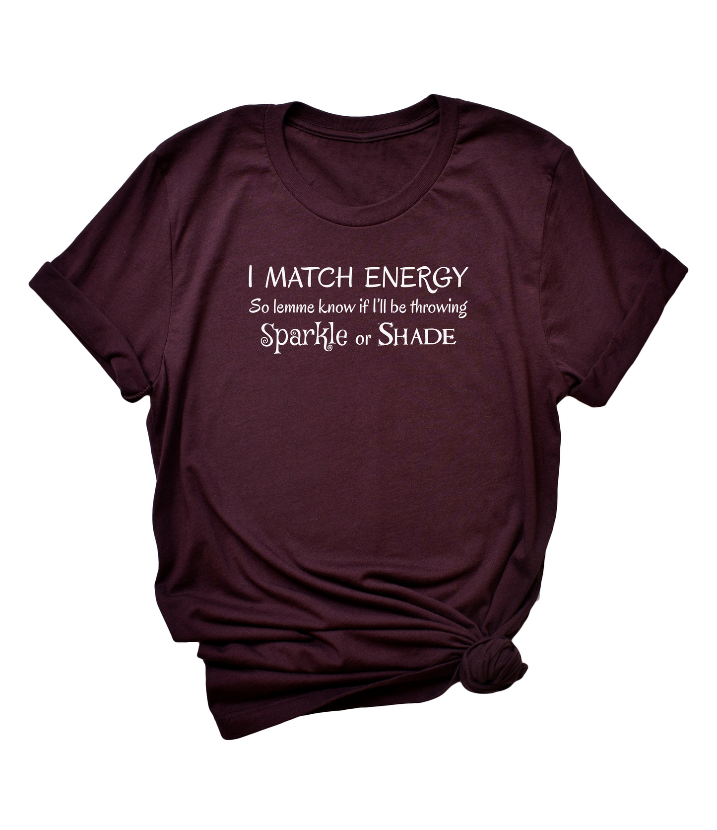 I Match Energy (white) short sleeve Unisex T-shirt