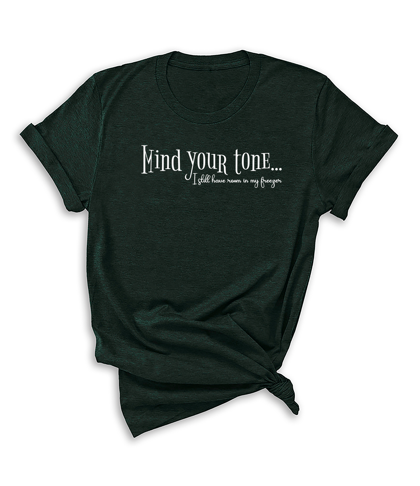 Mind Your Tone (white) short sleeve Unisex T-shirt