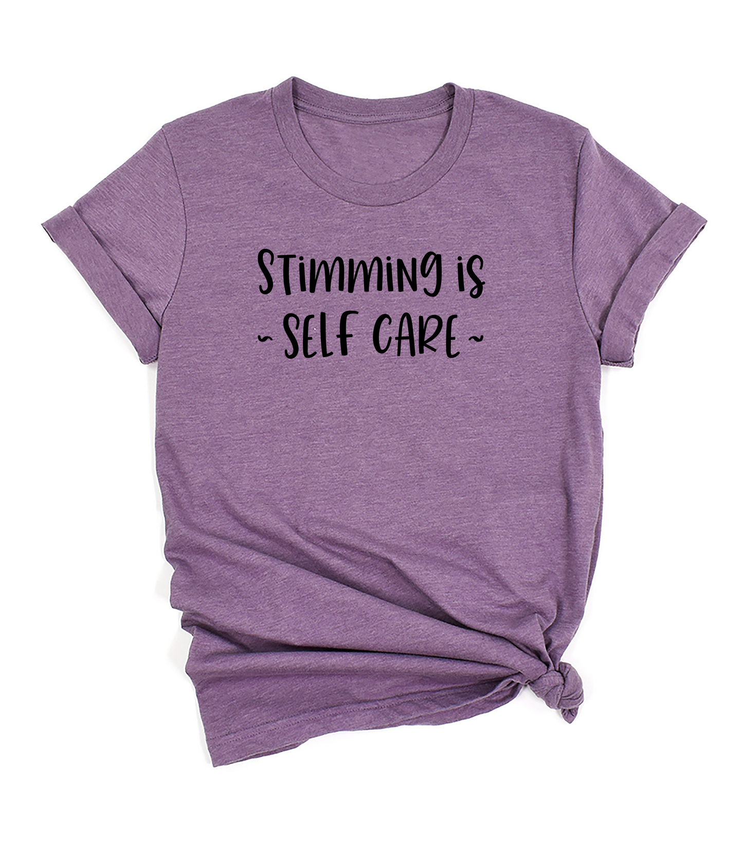 Stimming Is Self Care (black) short sleeve unisex T-shirt